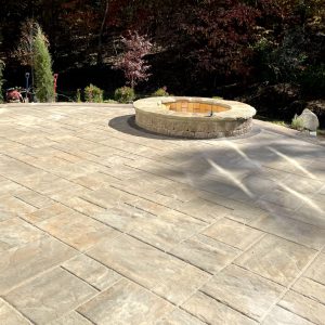 Hardscaping - Flagstone Patio & Firepit 1